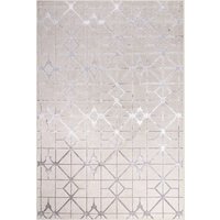 Asiatic Aurora Lattice Rug Silver