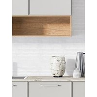 Walplus Pure White Glossy Subway Metro Classic Brick 3D Tile Sticker 30.5 X 15.4Cm (12 X 6 In)
