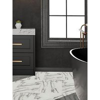 Arthouse Pack Of 10 Carrara Marble Peel & Stick Floor Tiles