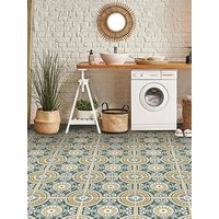 Floor Pops Floorpops Yellow Ezra Peel & Stick Floor Tiles