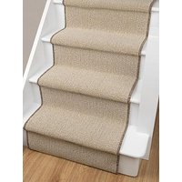 Homemaker Bobble Textured Stair Runner In Taupe